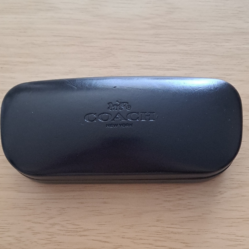 Coach Sleek Black Eyeglass Case #3